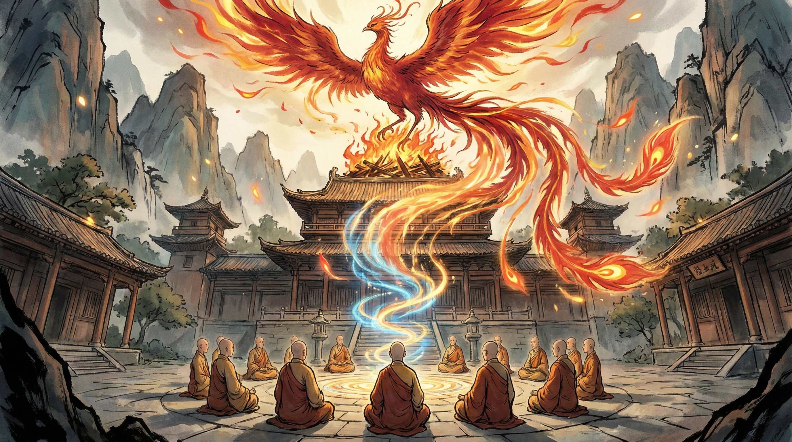 玩物社区-凤凰涅槃古寺传奇